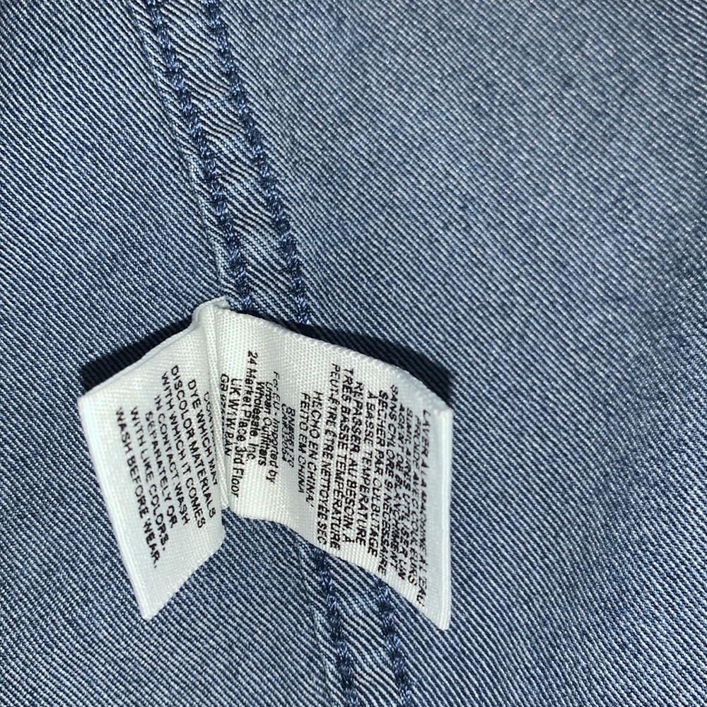 FREE PEOPLE stretch denim zip up mini - Picture 4 of 6